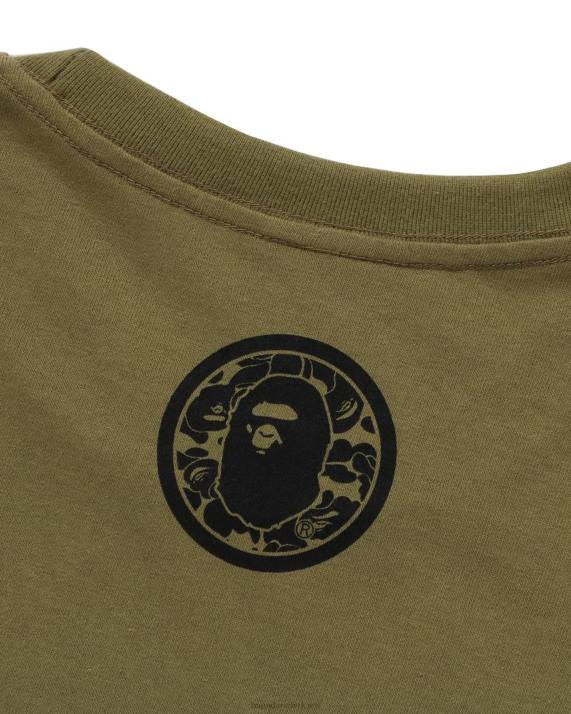 A Bathing Ape Mænd generel kabuto t-shirt HH6J124 mosgrøn