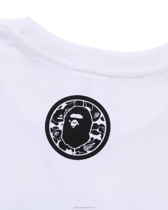 A Bathing Ape Mænd generel kabuto t-shirt HH6J125 hvid