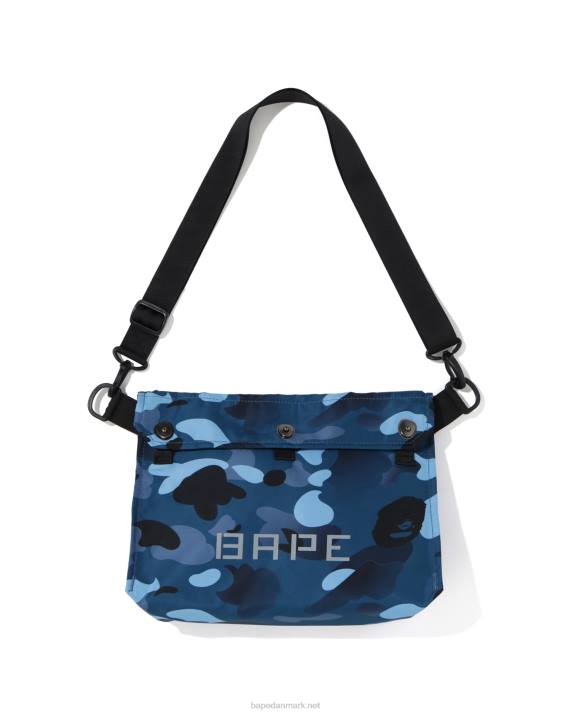 A Bathing Ape Mænd gradation camo skuldertaske HH6J768 blå