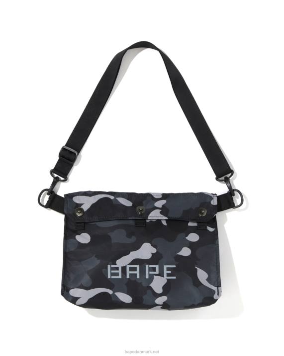 A Bathing Ape Mænd gradation camo skuldertaske HH6J769 mørkegrå