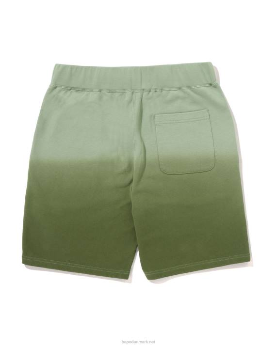 A Bathing Ape Mænd gradations sweatshorts HH6J178 militærgrøn