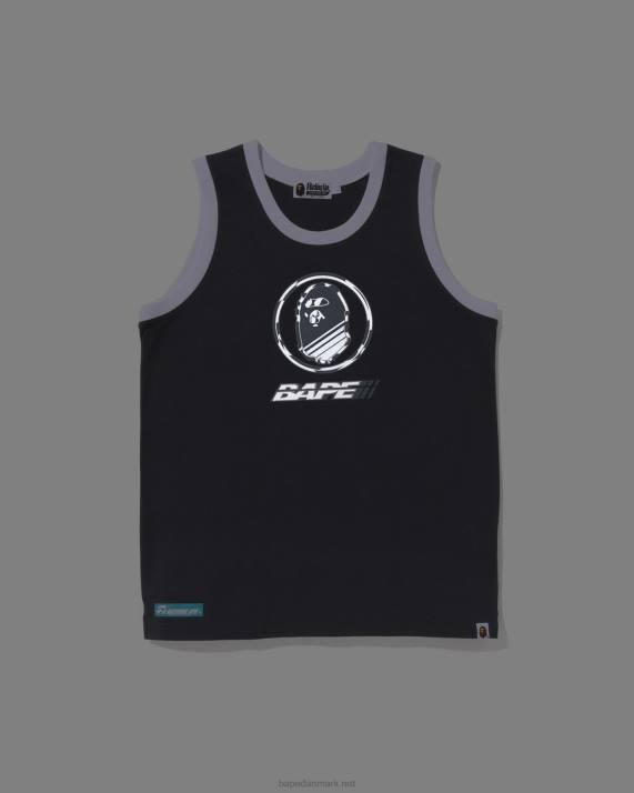 A Bathing Ape Mænd grafisk tanktop HH6J9 mørkegrå