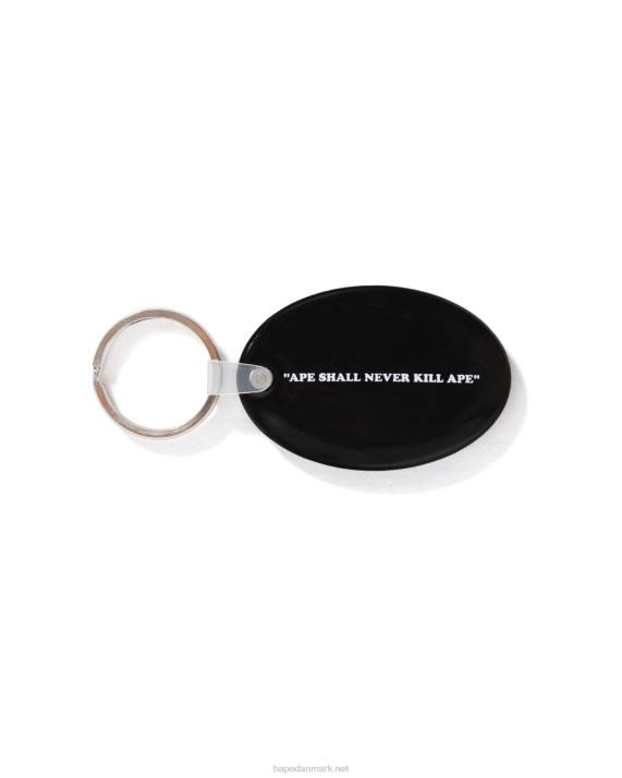 A Bathing Ape Mænd gummi nøglering HH6J476 sort