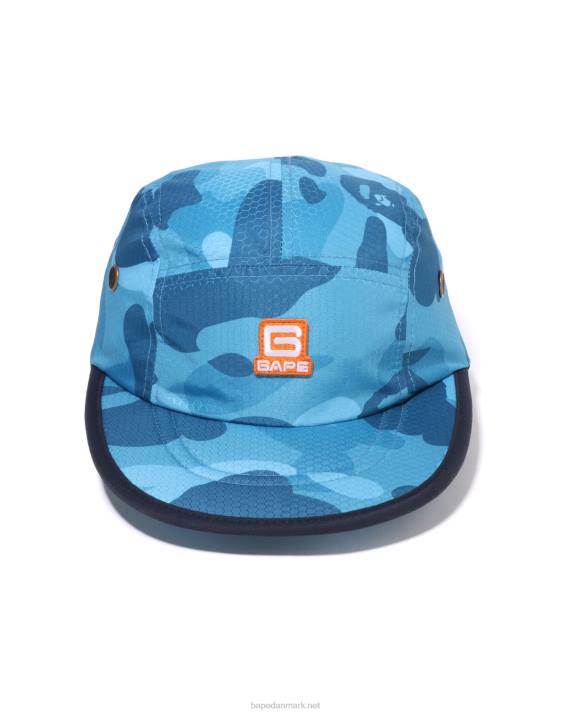 A Bathing Ape Mænd honeycomb camo jet cap HH6J413 lyseblå