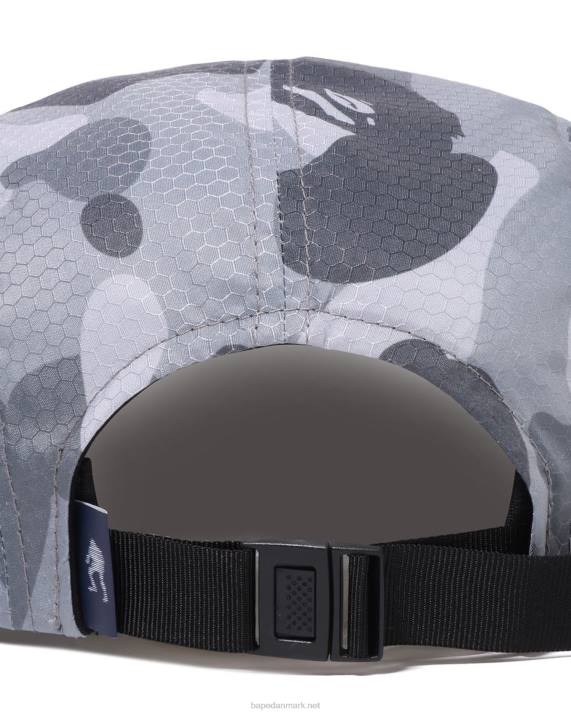 A Bathing Ape Mænd honeycomb camo jet cap HH6J414 grå