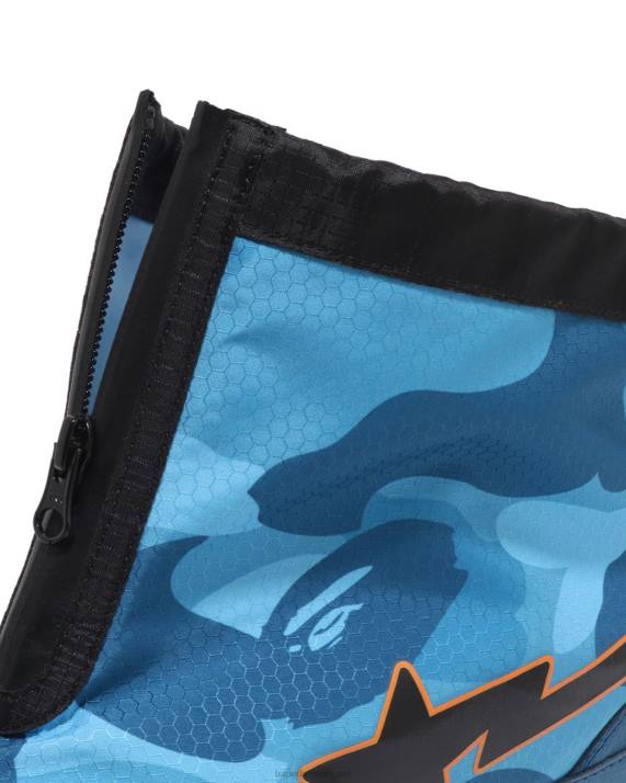 A Bathing Ape Mænd honeycomb camo zip road sta m2 HH6J670 blå