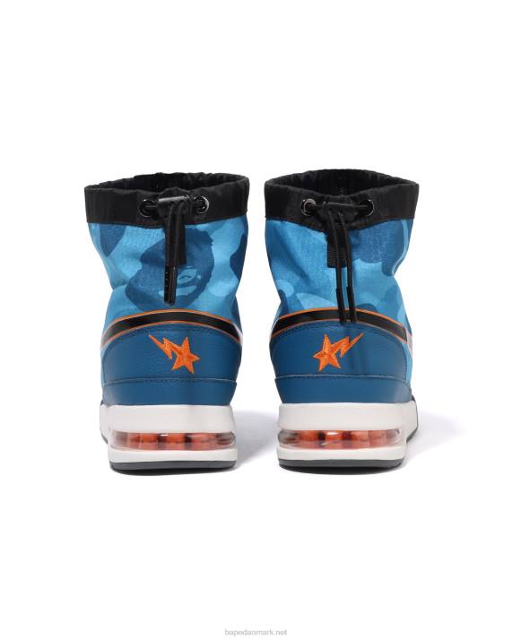 A Bathing Ape Mænd honeycomb camo zip road sta m2 HH6J670 blå