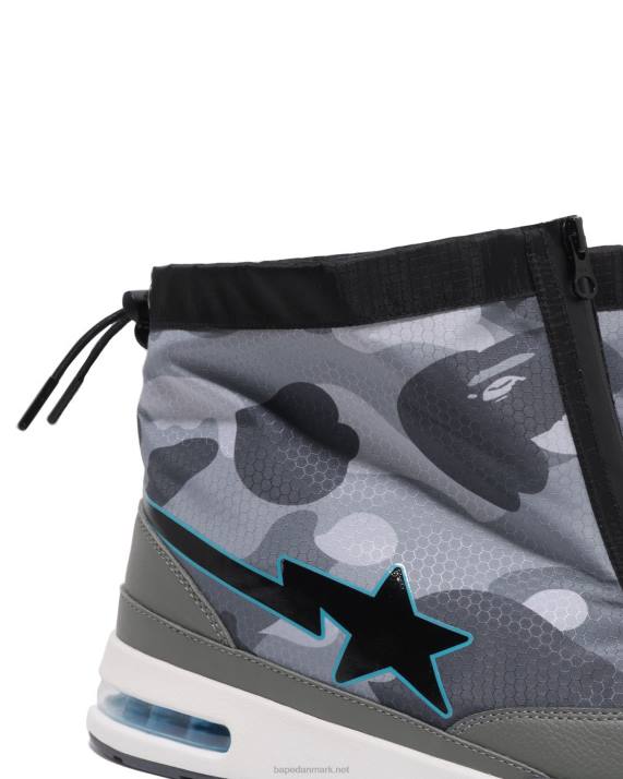 A Bathing Ape Mænd honeycomb camo zip road sta m2 HH6J671 grå