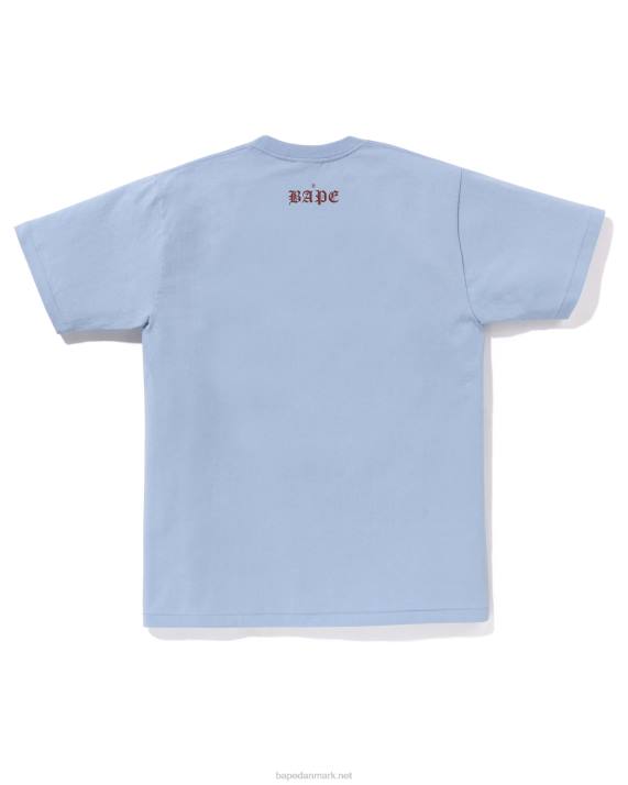 A Bathing Ape Mænd hoved 1993 t-shirt HH6J52 lyseblå
