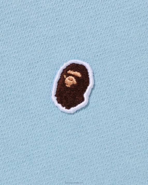A Bathing Ape Mænd hoved et punkt afslappet pasform rund hals HH6J306 blå