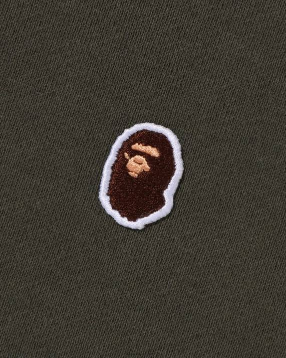 A Bathing Ape Mænd hoved et punkt afslappet pasform rund hals HH6J307 militærgrøn