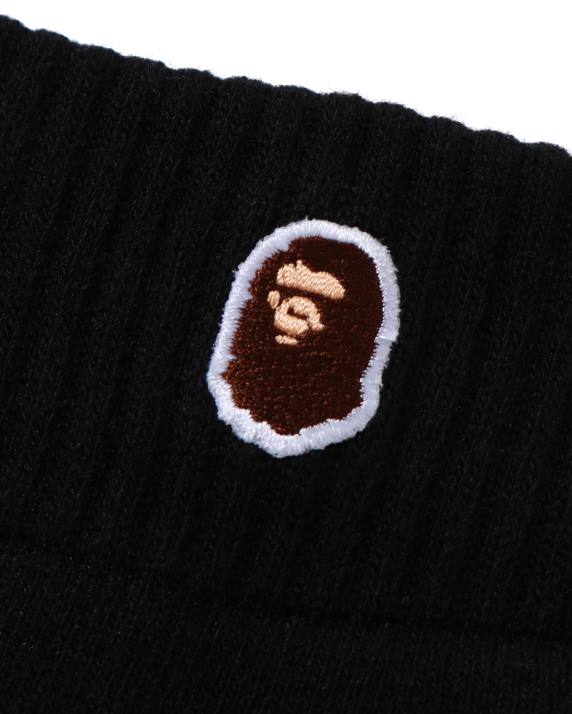 A Bathing Ape Mænd hoved et punkt ankelstrømper HH6J511 sort