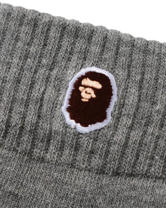 A Bathing Ape Mænd hoved et punkt ankelstrømper HH6J512 grå