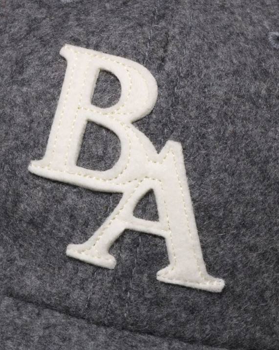 A Bathing Ape Mænd hoved melton panel hætte HH6J523 grå