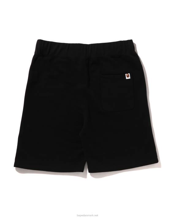 A Bathing Ape Mænd hoved one point sweat shorts HH6J102 sort