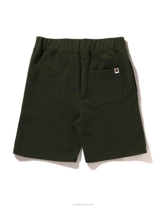 A Bathing Ape Mænd hoved one point sweat shorts HH6J104 dyb jungle