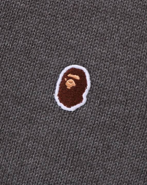 A Bathing Ape Mænd hovedet strikket vest HH6J224 grå