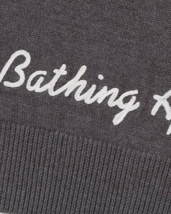 A Bathing Ape Mænd hovedet strikket vest HH6J224 grå