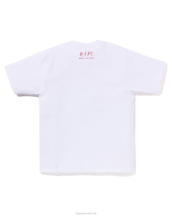 A Bathing Ape Mænd jule hoved t-shirt HH6J148 hvid