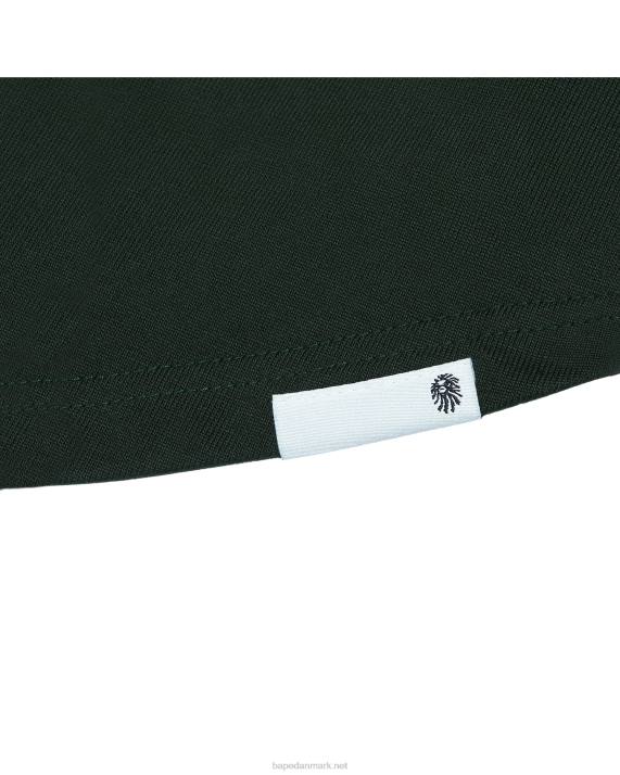 A Bathing Ape Mænd langærmet t-shirt med logotryk HH6J351 dyb jungle