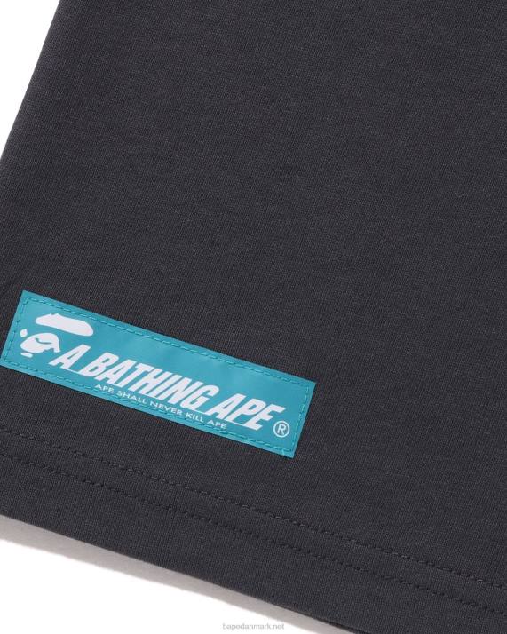 A Bathing Ape Mænd logo t-shirt HH6J7 mørkegrå