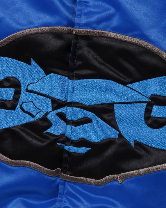 A Bathing Ape Mænd nylon varsity jakke med afslappet pasform HH6J350 blå