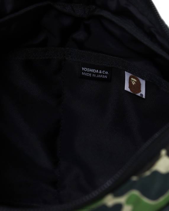 A Bathing Ape Mænd porter abc camo skuldertaske HH6J754 militærgrøn