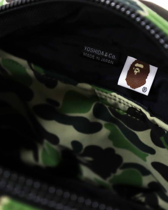 A Bathing Ape Mænd porter abc camo taljetaske HH6J755 militærgrøn