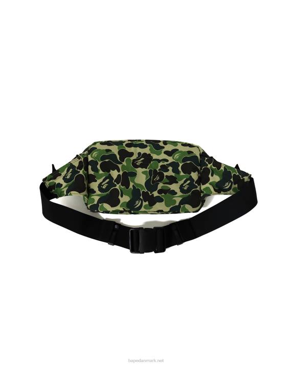 A Bathing Ape Mænd porter abc camo taljetaske HH6J755 militærgrøn