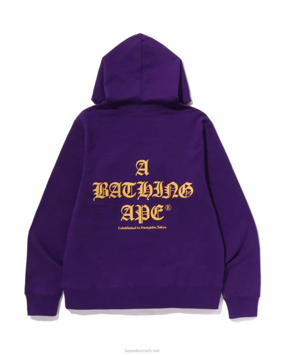 A Bathing Ape Mænd pullover hættetrøje HH6J279 lilla