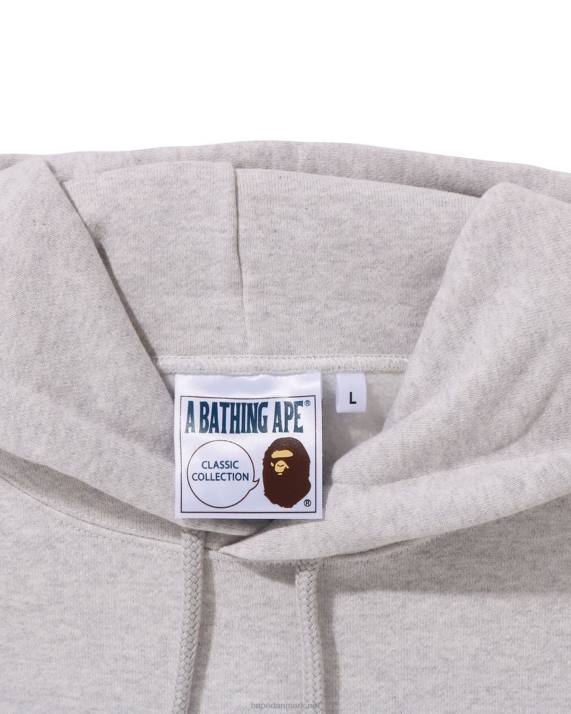 A Bathing Ape Mænd pullover hættetrøje med afslappet pasform HH6J285 grå