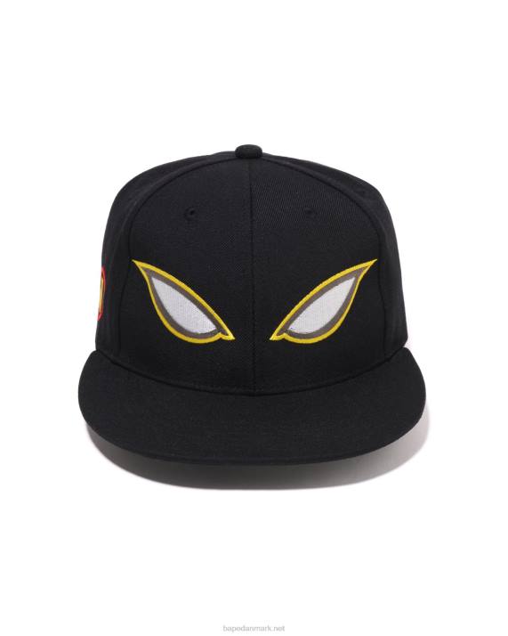 A Bathing Ape Mænd skygge-snap-back-hætte HH6J415 sort