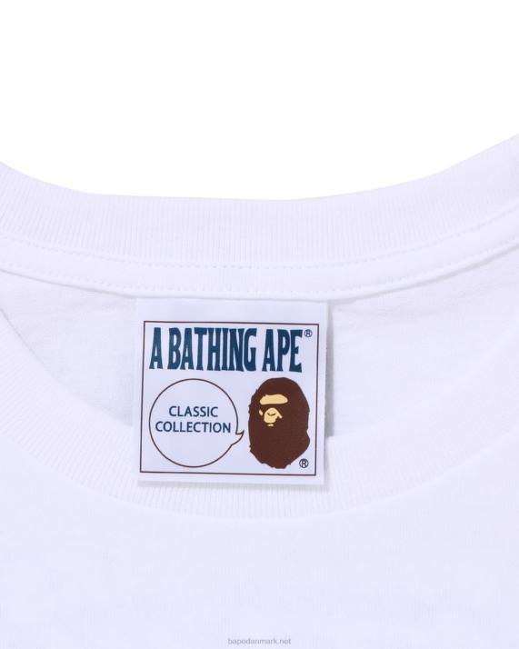 A Bathing Ape Mænd skygge t-shirt HH6J110 hvid