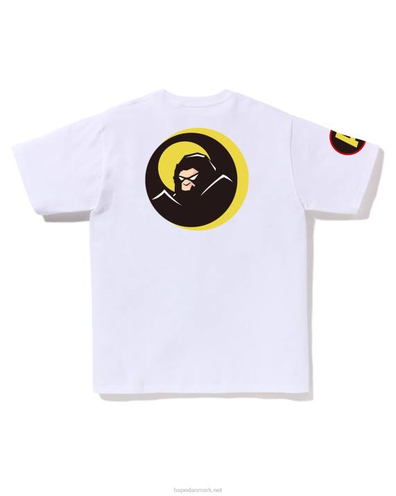 A Bathing Ape Mænd skygge t-shirt HH6J174 hvid