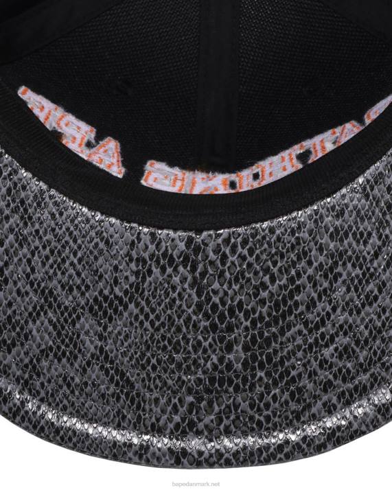 A Bathing Ape Mænd slange panel hætte HH6J545 sort