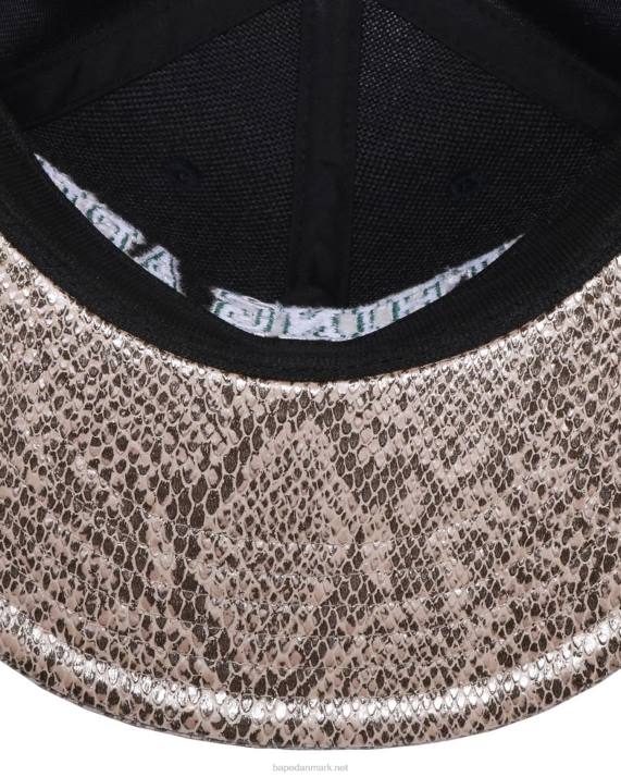 A Bathing Ape Mænd slange panel hætte HH6J546 Marine blå