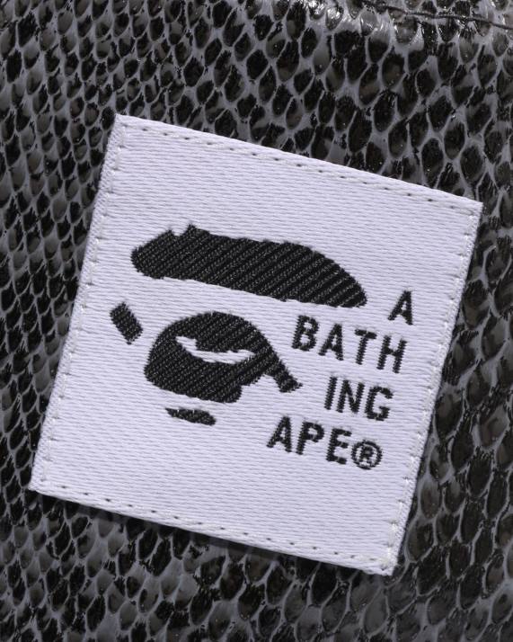 A Bathing Ape Mænd slange vendbar bøttehat HH6J541 grå