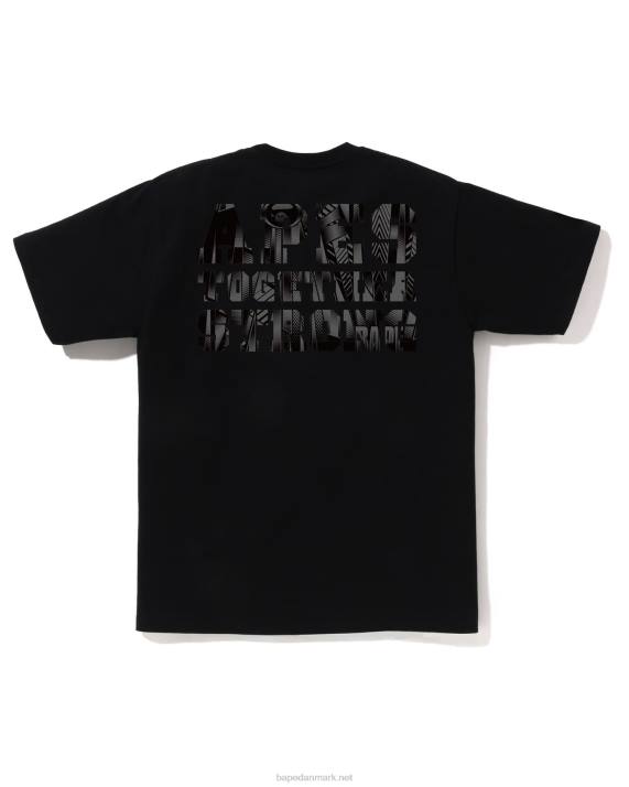 A Bathing Ape Mænd speed racer college ats tee HH6J257 sort