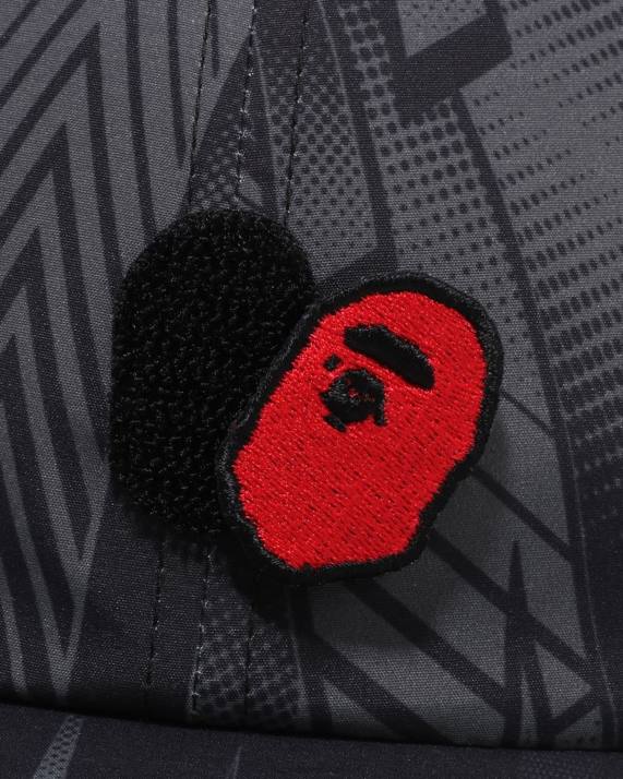 A Bathing Ape Mænd speed racer panel hætte HH6J494 sort