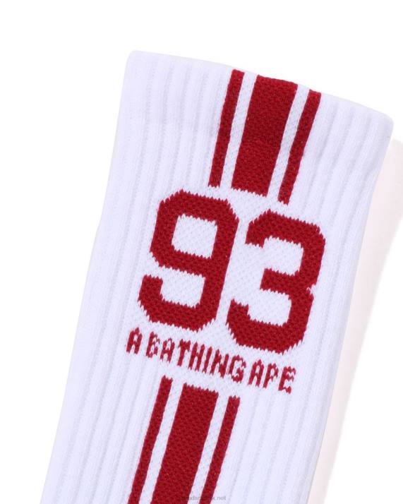 A Bathing Ape Mænd sportsstrømper HH6J387 hvid