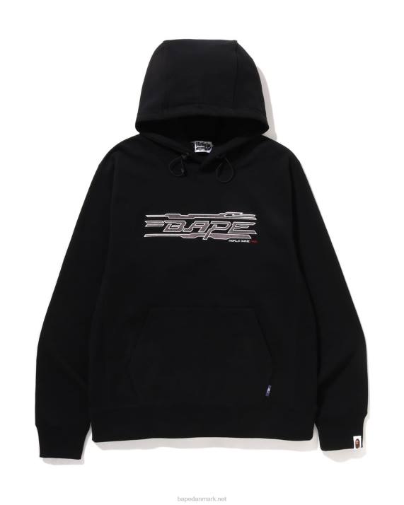 A Bathing Ape Mænd stikning pullover hættetrøje HH6J315 sort