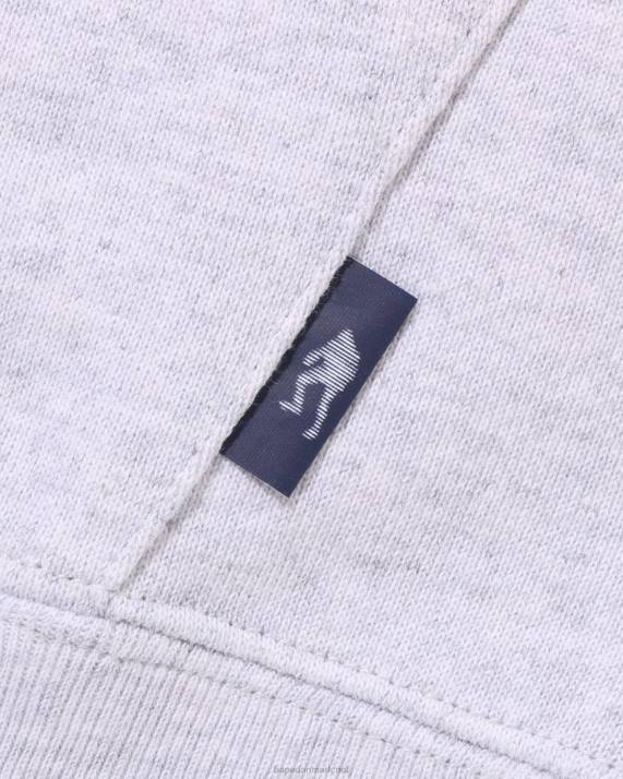 A Bathing Ape Mænd stikning pullover hættetrøje HH6J316 grå