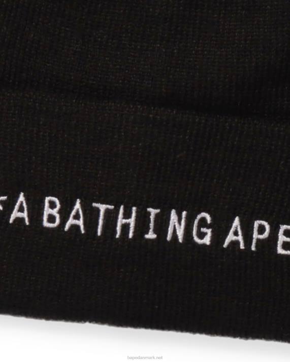 A Bathing Ape Mænd strik hue HH6J637 sort