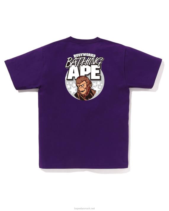 A Bathing Ape Mænd tee HH6J163 lilla