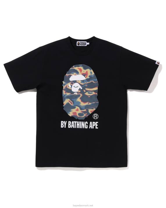 A Bathing Ape Mænd termografi t-shirt HH6J13 sort