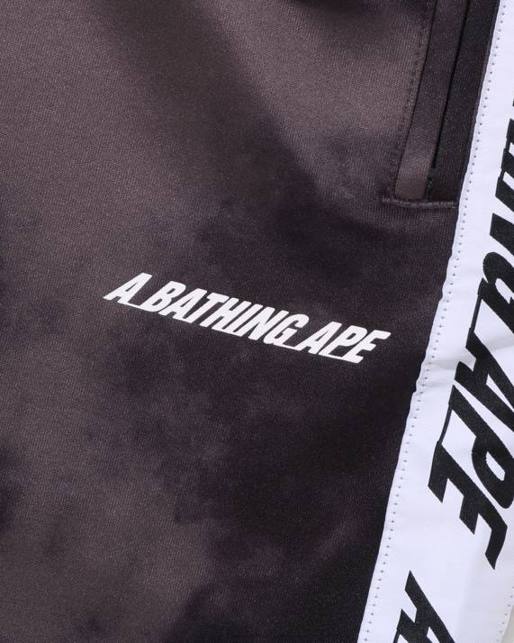 A Bathing Ape Mænd tie dye træningsbukser HH6J238 mørkegrå