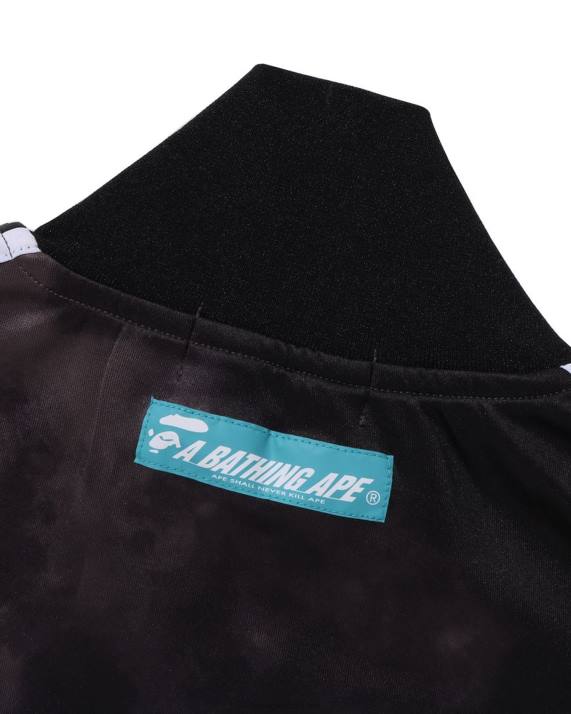 A Bathing Ape Mænd tie dye træningsjakke HH6J248 mørkegrå