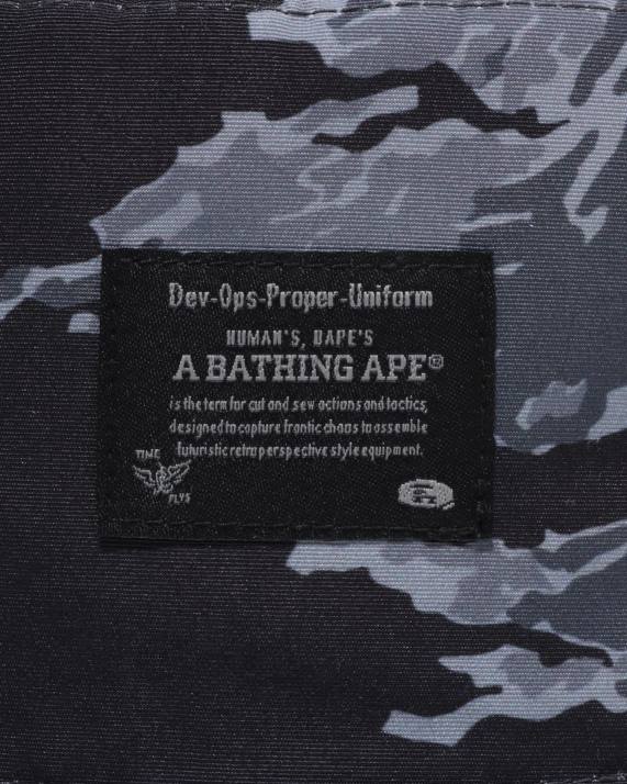 A Bathing Ape Mænd tiger camo bøttehat HH6J499 sort