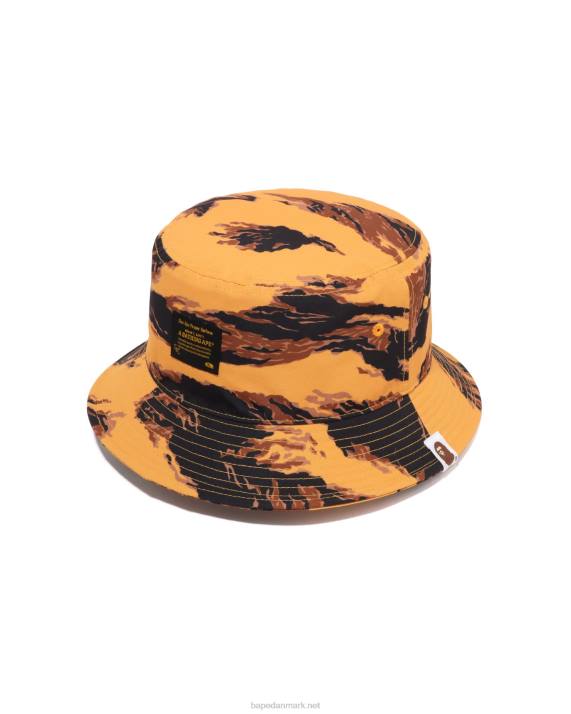 A Bathing Ape Mænd tiger camo bøttehat HH6J500 orange