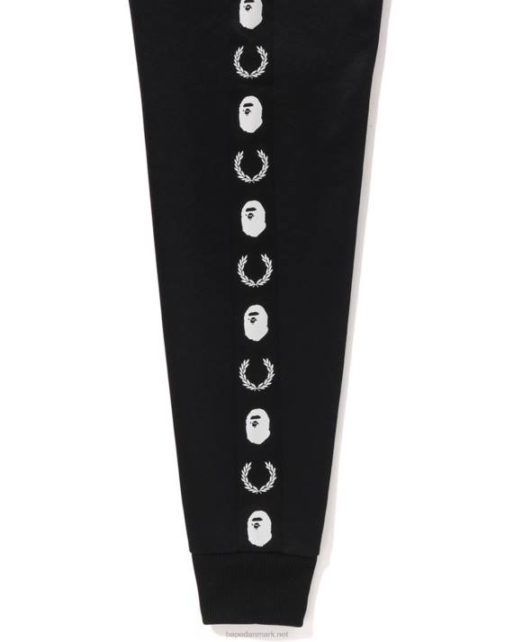 A Bathing Ape Mænd x fred perry farve camo træningsjakke HH6J214 sort